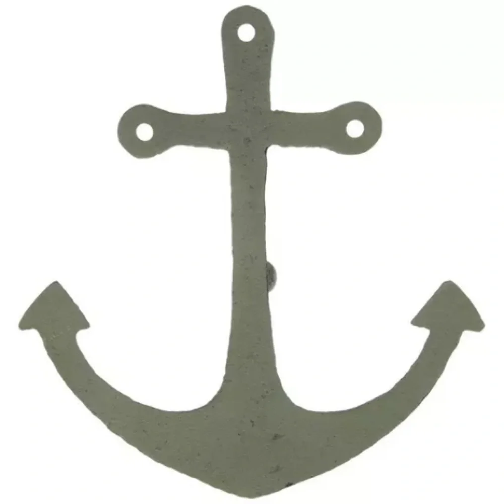 (3) Patina Anchor Metal Wall Hook